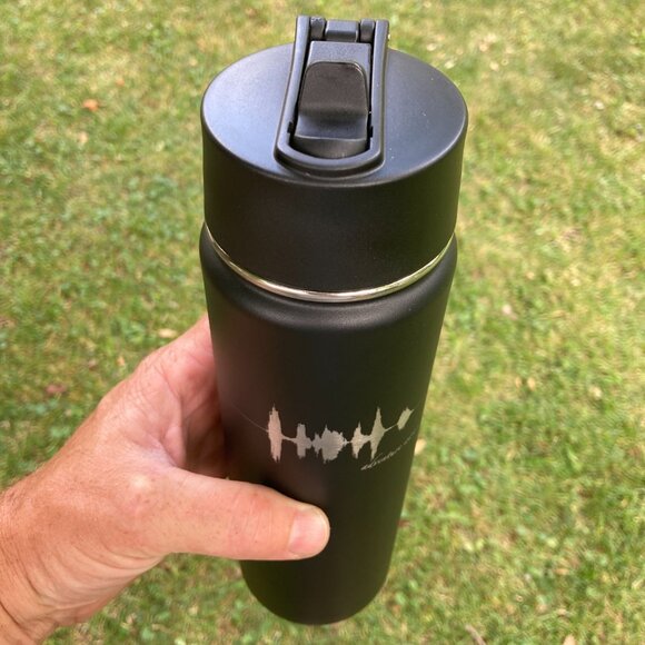 Adventure Awaits Soundwave 22oz Water Bottle - Picture 4 of 12